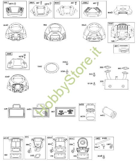 C - Scatola filtro aria, filtro aria, silenziatore B&S - 40 €¦ 407777-0117-E1 brand Stihl